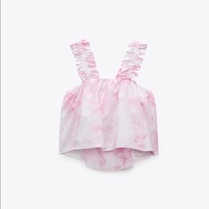 Zara Pink Tie Dye Tank Top